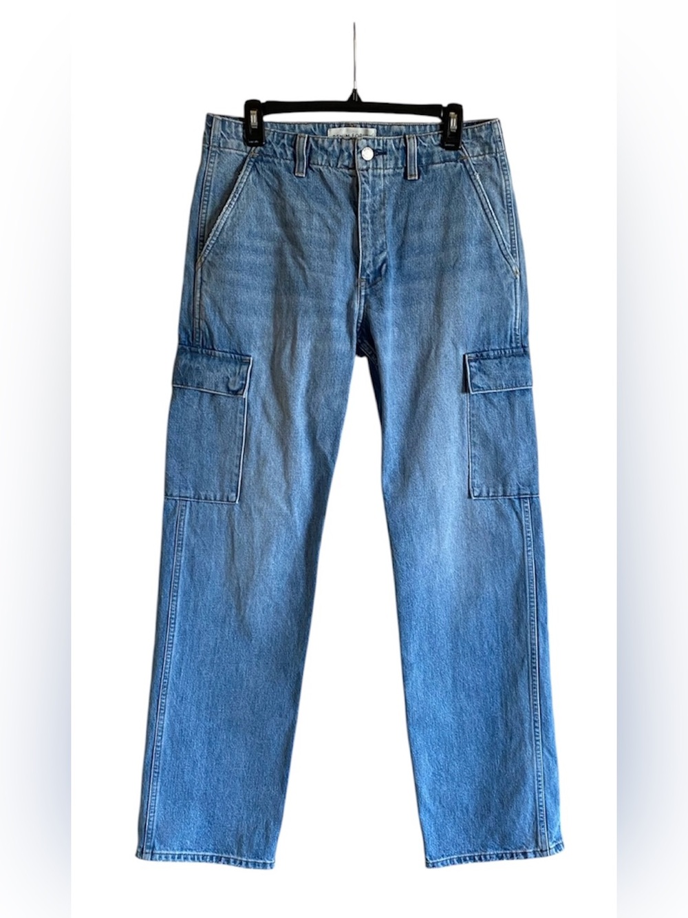 Women’s ARITZIA DENIM FORUM 90s Edie Low Rise Cargo Jeans Pants 27